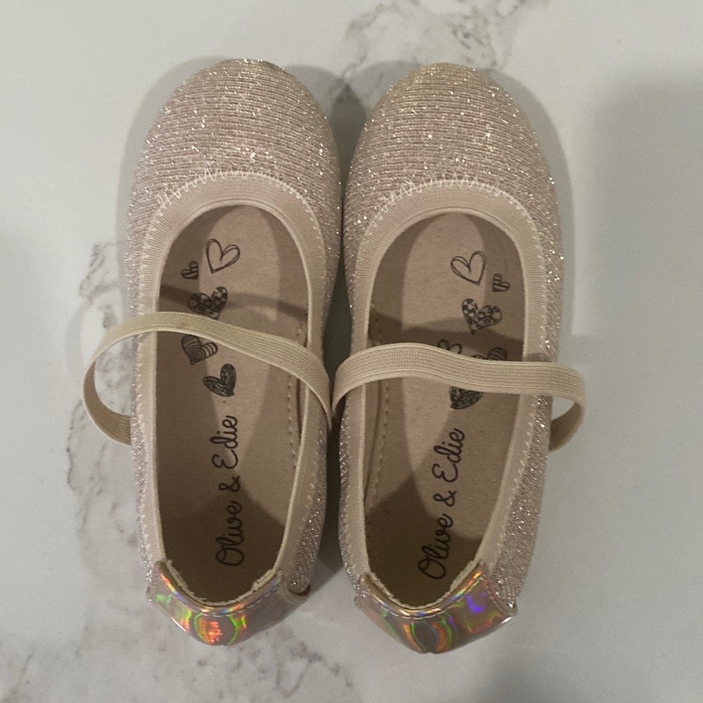Olive and Edie sparkle ballet flats